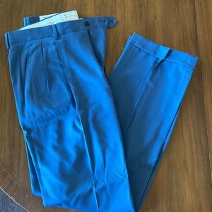 Paul Fredrick Wool Slacks - Slate Blue